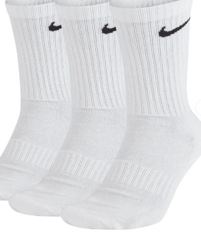 Nike White Crew Socks 3-Pack